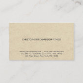 TAN モダン CARDBOARDミニマル上 名刺 (裏面)