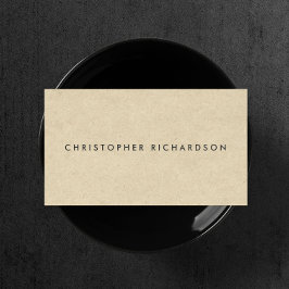 TAN モダン CARDBOARDミニマル上 名刺