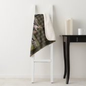 Tan and Brown Plaid 8 Photo Collage シェルパブランケット (インサイチュ)