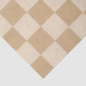 Tan and Cream Checkerboard Soft Neutral Palette 薄葉紙 (詳細)