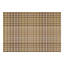 Tan Beige Plaid Retro Color