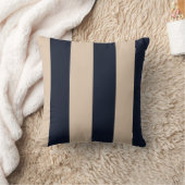 Tan/Black/水玉模様リバーシブルPIllow クッション (ブランケット)