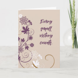 Tan Brownでの12ステップ回復勇気付けられる旋回 カード