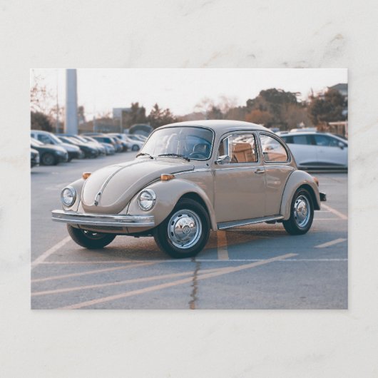 Tan BUGビンテージカーポストカード ポストカード (正面)