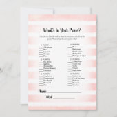 Tan Bunny Pinkあなたの財布のゲームの何 招待状 (正面)