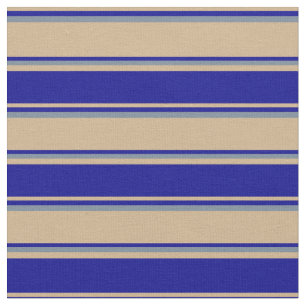 Tan、Dark Blue、およびLight石板グレーパターン ファブリック