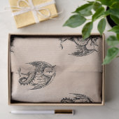 Tan Decompageのブラックドラゴンズ 薄葉紙 (ギフト)