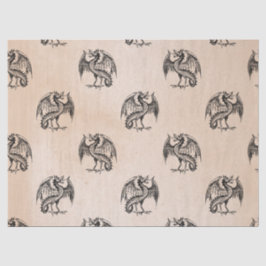 Tan Decompageのブラックドラゴンズ 薄葉紙