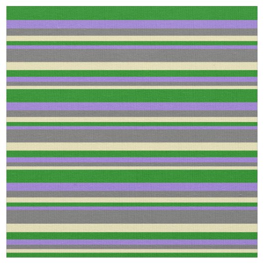 Tan、Dim Gray、Purple、およびGreen Pattern ファブリック (クローズアップ)