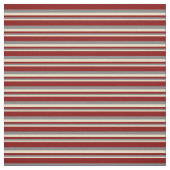 Tan、Gray、およびMaroonの色の線種パターン ファブリック (見本)