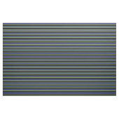 Tan、Green、Midnight Blue、Black、およびWhite Lines ファブリック (ヤード)