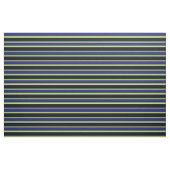 Tan、Green、Midnight Blue、Black、およびWhite Lines ファブリック (ファットクウォーター)