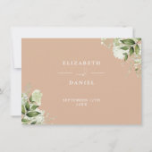 Tan Greeneryのフローラ結婚詳細情報 招待状 (裏面)