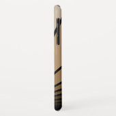 Tan iPhone / iPadケースのアートデコ太陽 Case-Mate iPhoneケース (裏面/左)