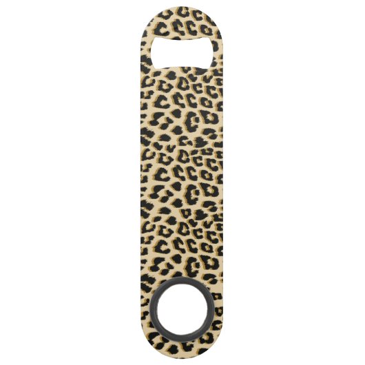 Tan Leopardプリント スピード栓抜き (正面)