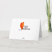 Tan Lines誕生日カードを持つCartoon Golferおもしろい カード (裏面)