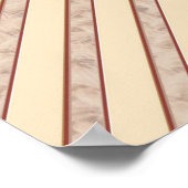 Tan - Marsala Wine & a Textured Hues of Pink ポスター (角)