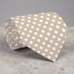 Tan Mini Polka Dots Necktie ネクタイ<br><div class="desc">A stylish and versatile necktie featuring a classic tan background adorned with tiny polka dots. This tie is perfect for adding a touch of sophistication to any outfit, whether it's for a business meeting, a special event, or simply to elevate your everyday look. The subtle pattern makes it easy to...</div>
