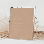 Tan Minimalist書道の結婚バーメニュー<br><div class="desc">Arches Minimalist結婚式招待状・コレクションと連携するように設計。詳細を変更すクリックるには「詳細」。文字を移動したり、サイズ、フォント、色を変更するには、「デザインツールを使クリック用して編集」。このページのコレクションリンクを表示して、この美しいデザインで一致するすべてのアイテムを表示する。</div>