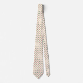 Tan necktie featuring a subtle geometric pattern  ネクタイ