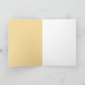 Tan Personalization Card上のラマ空白のヘルダー カード (内部)