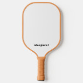 Tan Pickleball Padle無地のとStylの名前 ピックルボールラケット (裏面)