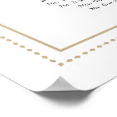 Tan Starfishの座席表結婚16表 ポスター (角)