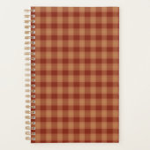 Tan Tartan Planner  プランナー手帳 (正面)