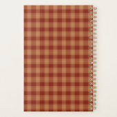 Tan Tartan Planner  プランナー手帳 (裏面)