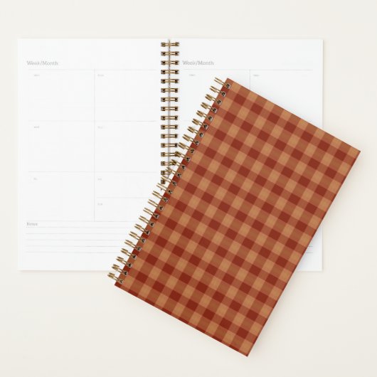 Tan Tartan Planner  プランナー手帳 (ディスプレー)