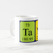 Tana定期テーブル名mag コーヒーマグカップ (正面左)