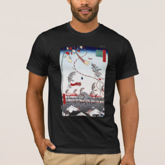 Tanabataのフェスティバルの暗闇のTシャツ Tシャツ