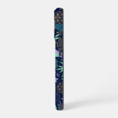 Tanabata Star Festival Bamboo and Shooting Stars iPhone 16ケース (左側面)