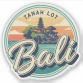 Tanah Lot Bali Indonesia Travel シール (正面)