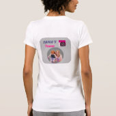 Tanasのチームバックの自転車 Tシャツ (裏面)