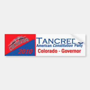 TANCREDO 2010のバンパーステッカー バンパーステッカー