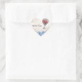 TANDEM LOVE DREAM THANK YOU Wedding Sticker ハートシール (バッグ)