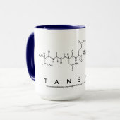 Taneshaペプチド名mug マグカップ (正面左)