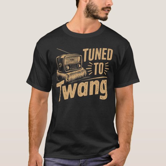 Tangにチューニング – ヴィンテージ音楽 tシャツ (正面)