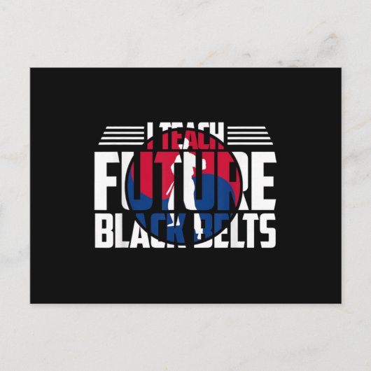 Tang Soo Do Instructor Martial Arts Teacher Korean ポストカード (正面)