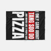 Tang Soo Do Sparring Martial Artist Karate Master  フリースブランケット (正面(横))