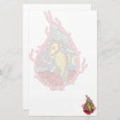 Tanga the Seahorse文房具 便箋 (正面/裏面)