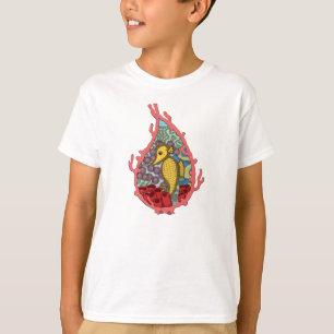 Tanga the Seahorse Kid's andベビーライトシャツ Tシャツ