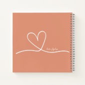 Tangerine Letters to My Bride Notebook ノートブック (裏面)