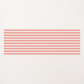 Tangerine Vertical Stripped Yoga Mat ヨガマット (正面(横))