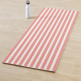 Tangerine Vertical Stripped Yoga Mat ヨガマット