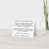 TangEssenceのメッセージカード カード (裏面)