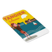 Tangier Moroccoビンテージ旅行ポスターへようこそ マグネット (右側)