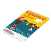 Tangier Moroccoビンテージ旅行ポスターへようこそ マグネット (左側)