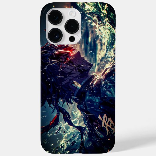 Tangiroをテーマにした電話ケース Case-Mate iPhoneケース (裏面)